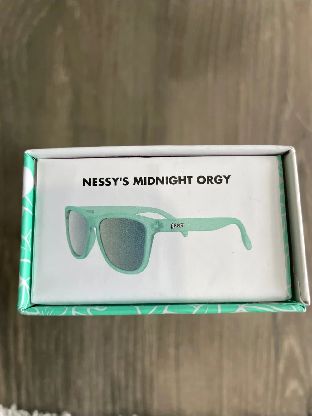 Goodr Teal 'Nessy's Midnight Orgy' Sunglasses